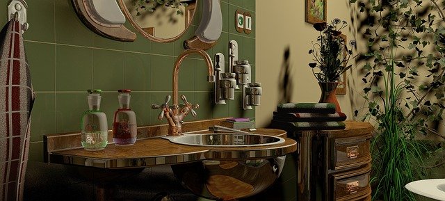 Small bathroom design ideas featuring a bright layout with a compact vanity and space-saving fixtures