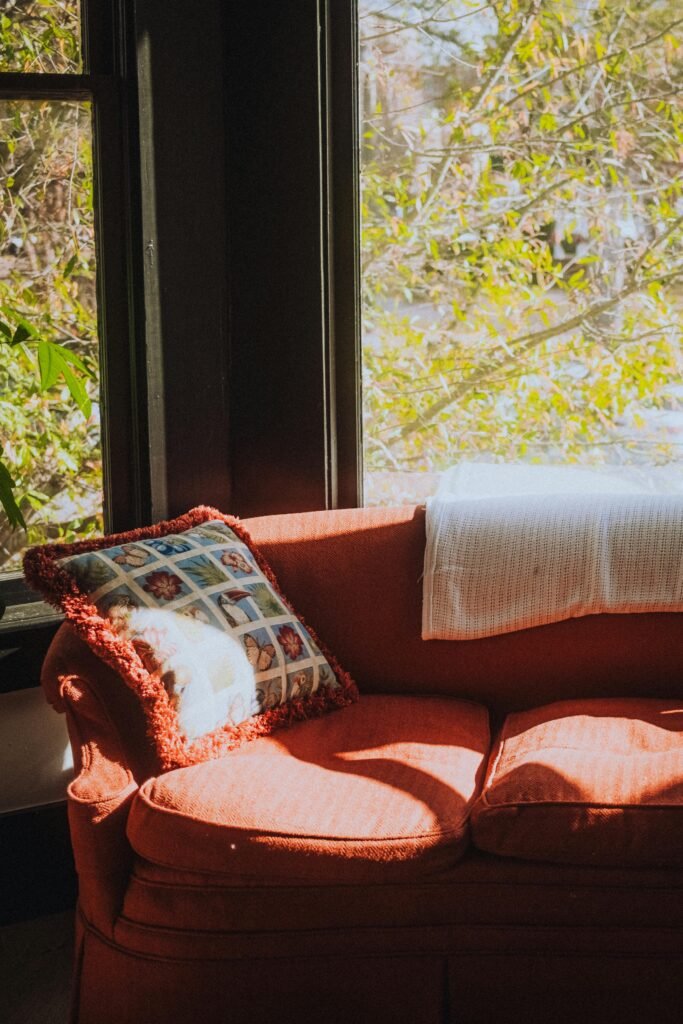 Stylish living room with neutral decor, cozy seating, and warm lighting showcasing modern living room ideas