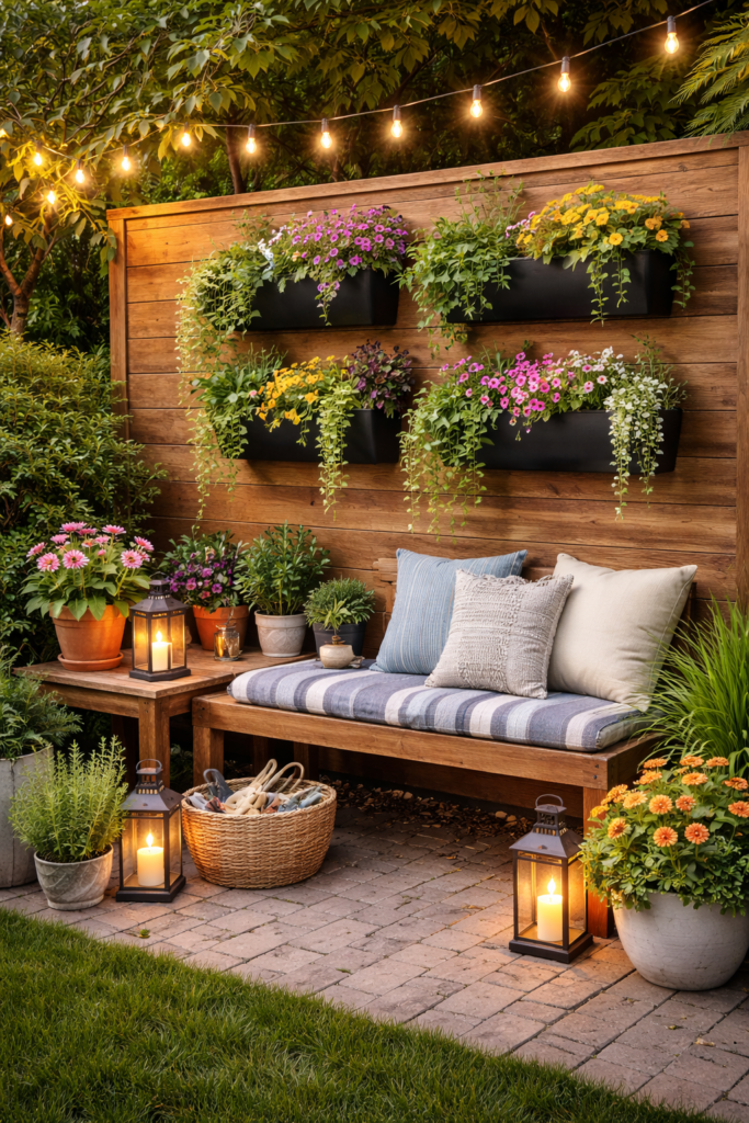 vertical wall planters for small garden USA