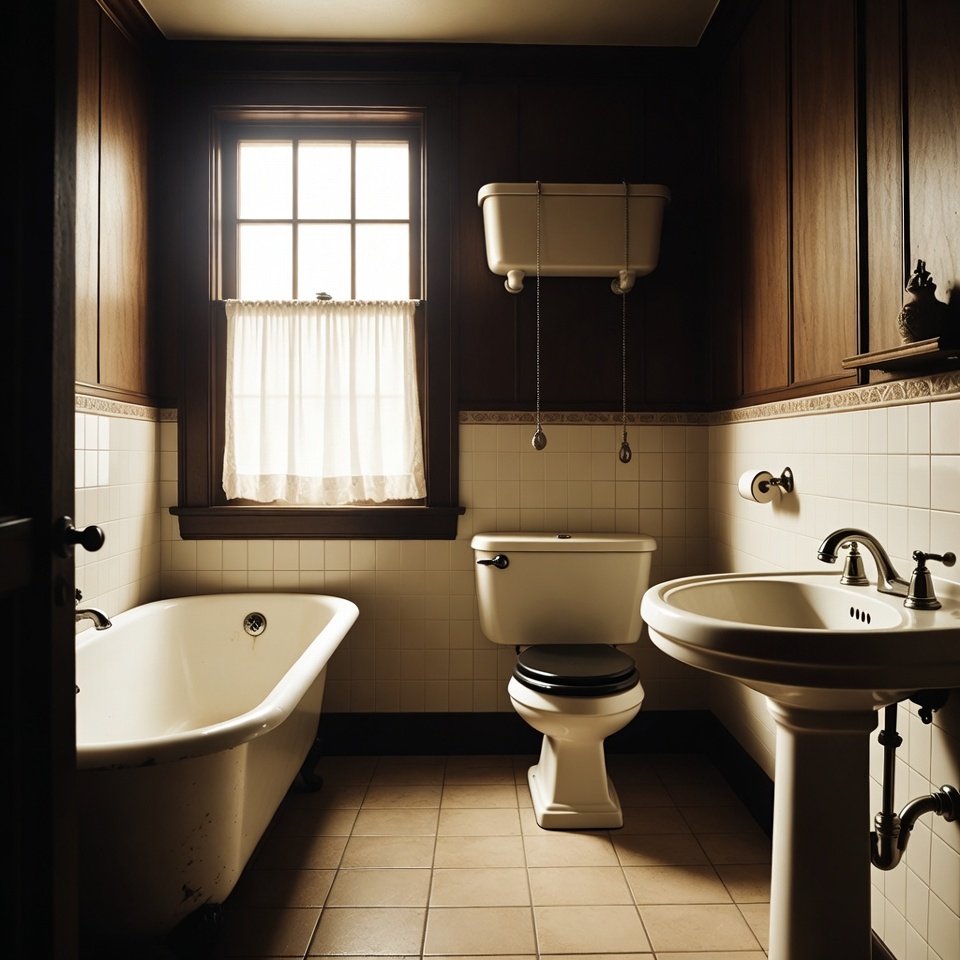 Chic modern bathroom design featuring a sleek wall-mounted vanity, large mirror, frameless glass shower, and marble-look tiles.