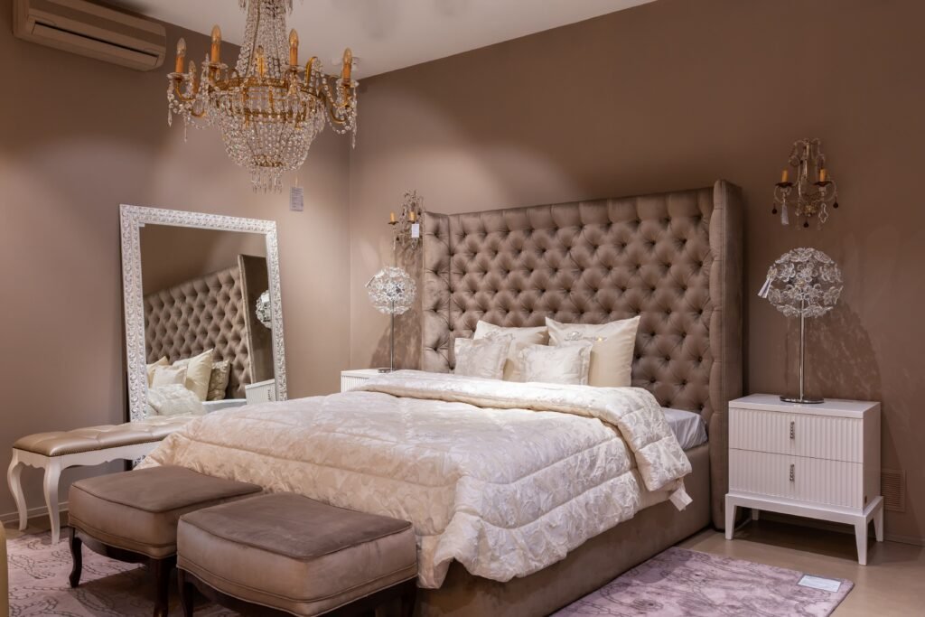Affordable bedroom with a queen-size bed, matching nightstands, and coordinated furniture from the most affordable bedroom furniture sets 2026.